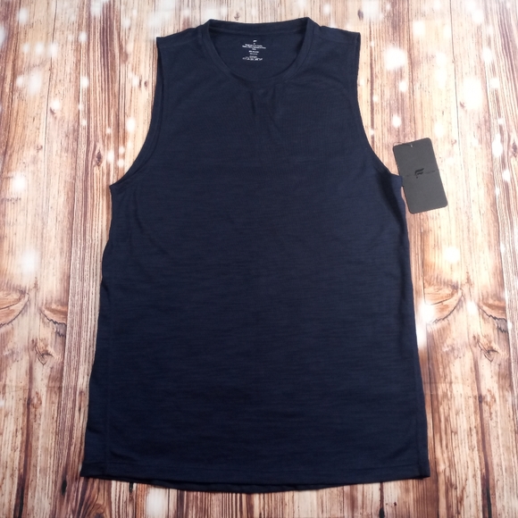 NWT FABLETICS MEN'S SLEEVELESS THE FRONT ROW TANK SIZE MEDIUM - Picture 1 of 11